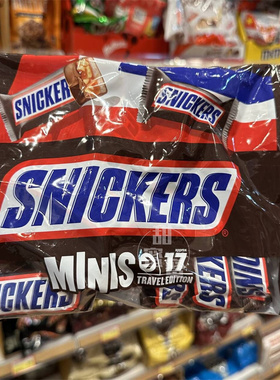 香港代购 进口 迷你SNICKER‘S 333g 休闲巧克力制品零食