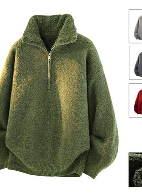 智快鱼曼哈顿港仔文艺男店铺法国公鸡男装2026新款痞帅ushi针织衫