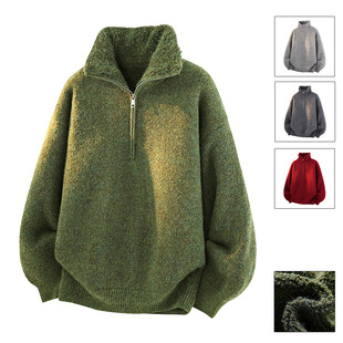 智快鱼曼哈顿港仔文艺男店铺法国公鸡男装2026新款痞帅ushi针织衫