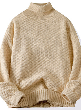 智快鱼曼哈顿港仔文艺男店铺法国公鸡男装2026新款痞帅ushi针织衫