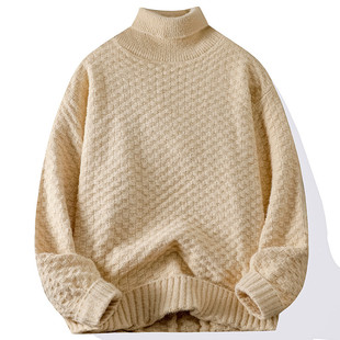 智快鱼曼哈顿港仔文艺男店铺法国公鸡男装2026新款痞帅ushi针织衫