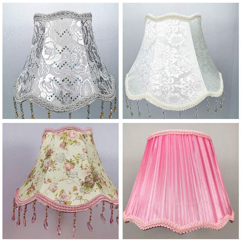 台灯灯罩配件布艺床头灯落地灯