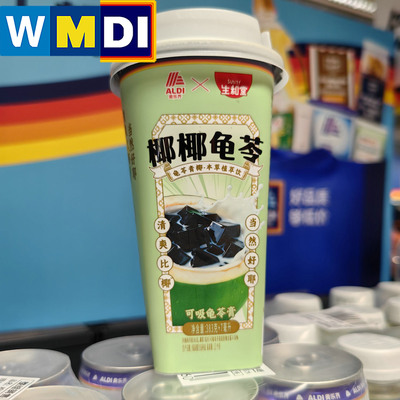 ALDI生和堂联名椰椰龟苓膏植萃饮