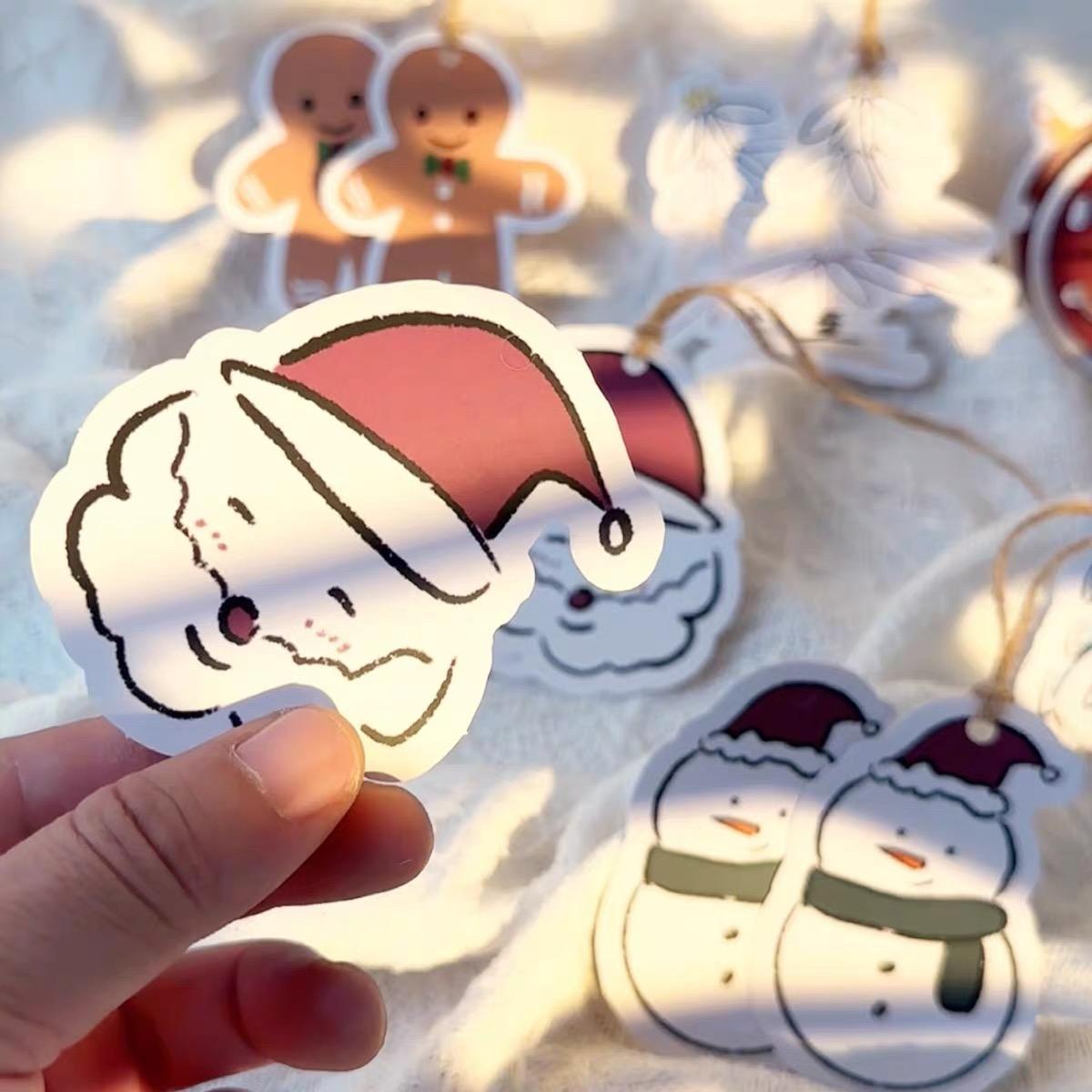 圣诞吊牌氛围装饰吊卡