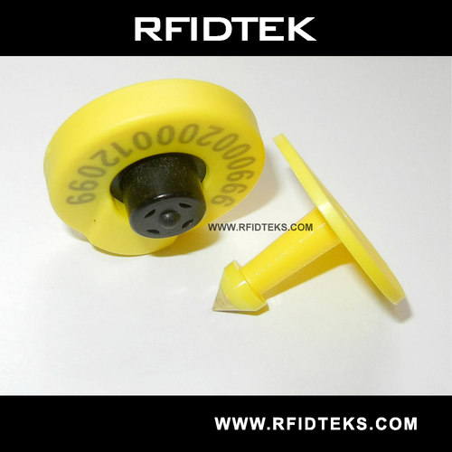 RFID动物猪耳标 动物耳标 电子耳标 RFID羊耳标 EM4305猪耳标