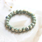 盐湖若梦 国风景德镇陶瓷手串文艺窑变瓷珠手链新中式 学生百搭704