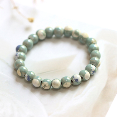 国风景德镇陶瓷手串瓷珠手链