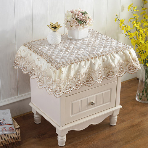 床头柜盖布公主风家具防尘茶几