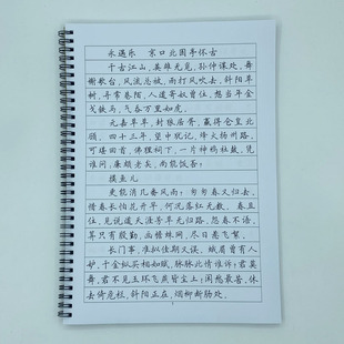 (定制字帖)苏轼词选+辛弃疾词选共两本硬笔钢笔字帖楷书行书行楷