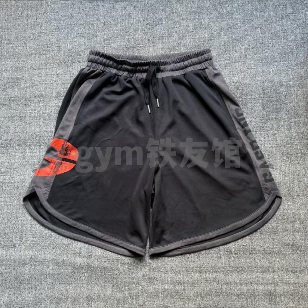 GASP MESH SHORTS盖世赤焰男透气速干超宽松美式运动健身大码短裤