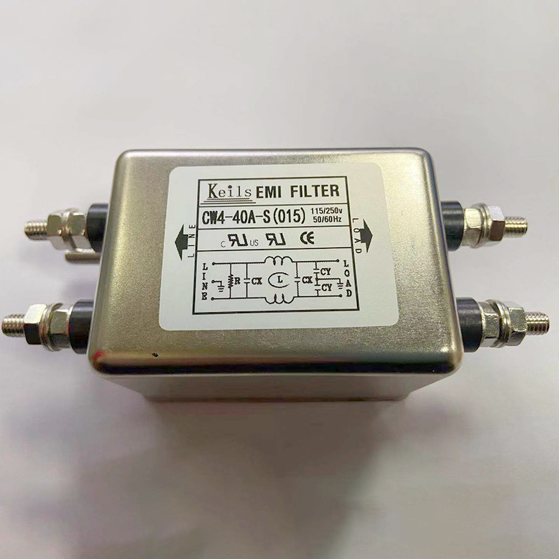 台湾Keils电源滤波器CW4-40AS单相双极220VEMI直流交流电源净化器