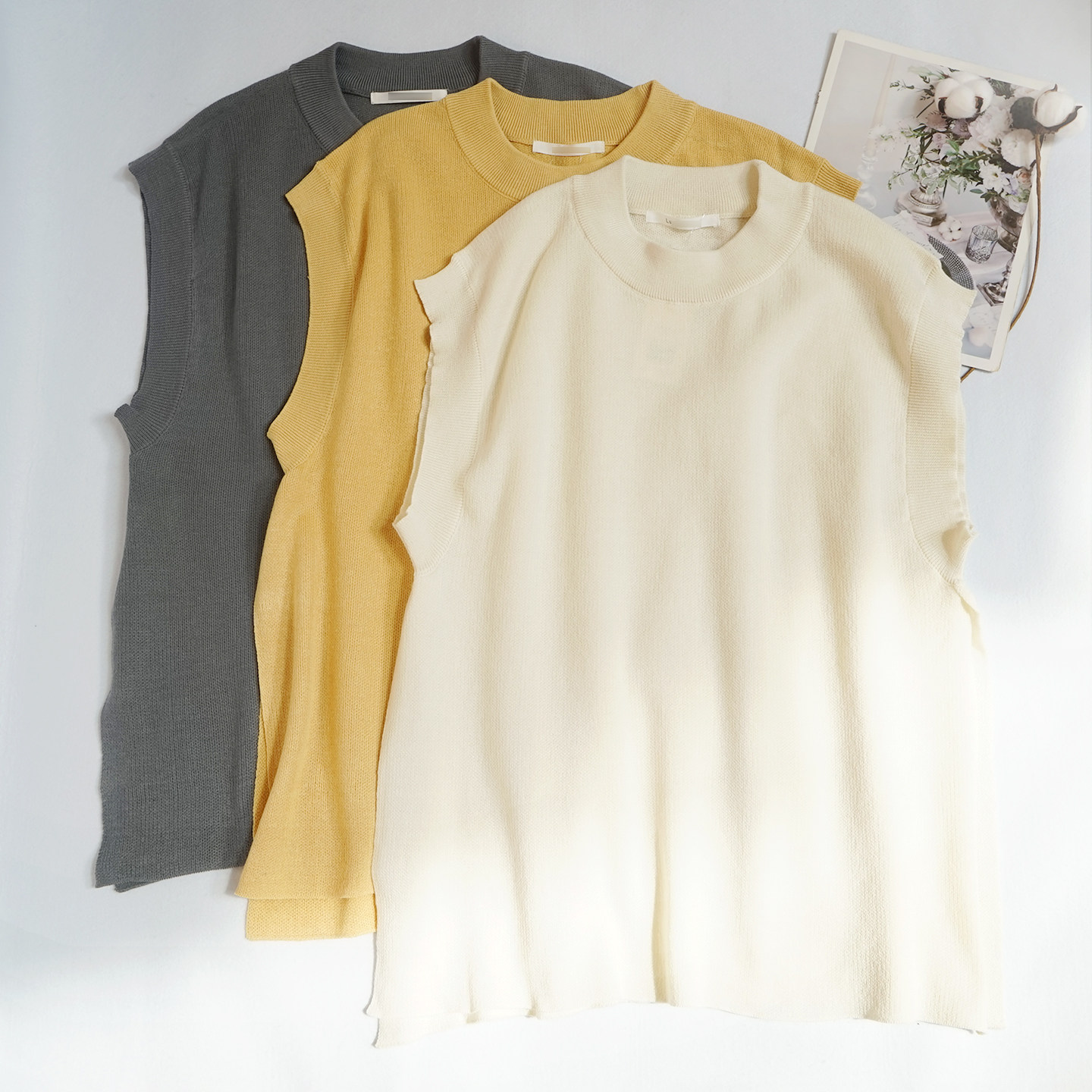 日系秋冬新款女装毛衣马甲马夹棉背心两侧开叉套头针织衫上衣M80,女装/女士精品,毛针织衫,淘宝优惠券,粉丝福利购,淘宝优惠卷