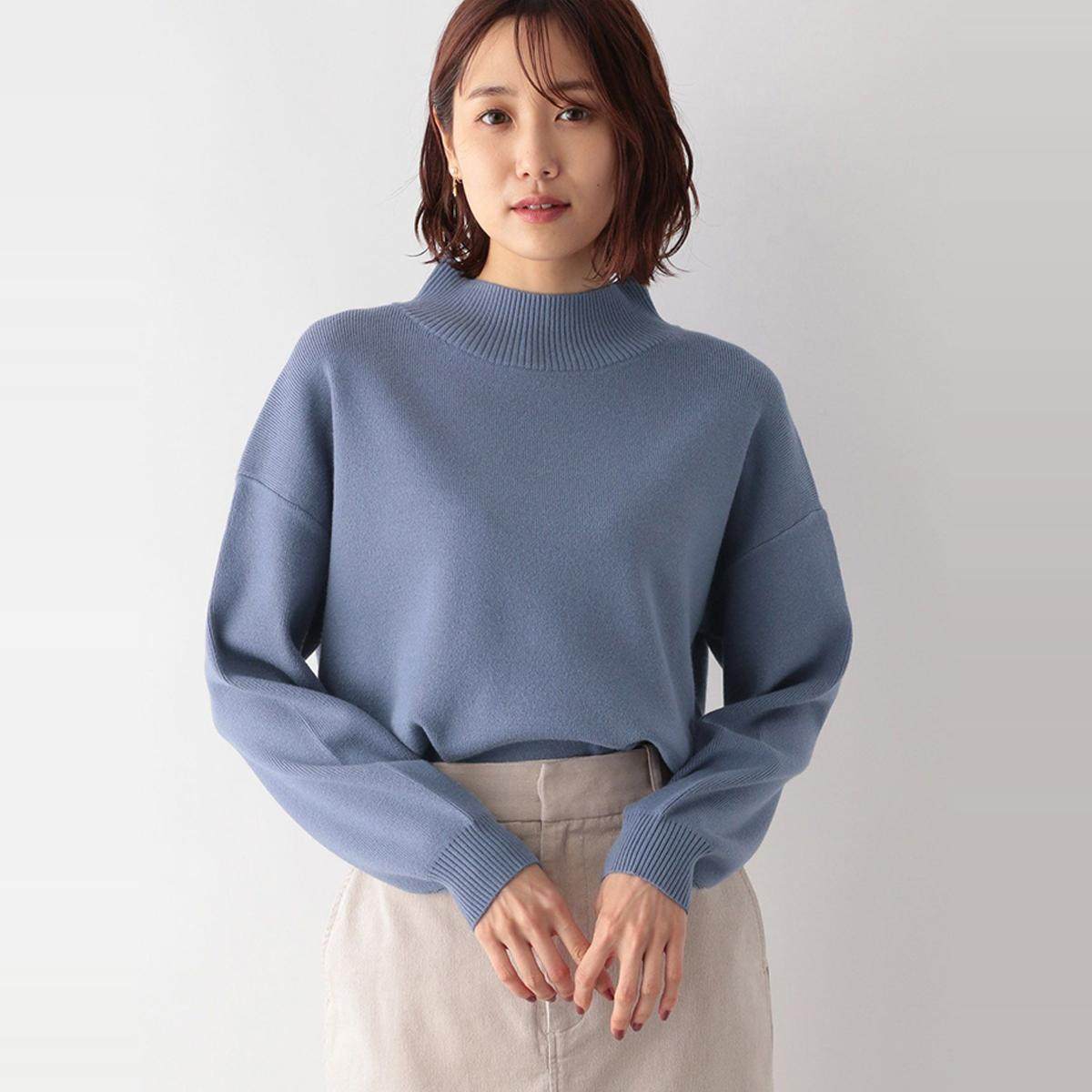 时尚百搭针织衫长袖毛衣半高领