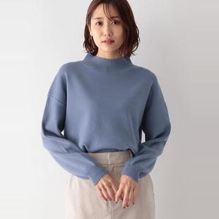 秋冬季 時尚 半高領(lǐng)女士寬松長袖 毛衣針織衫 M50外套外穿日系女裝