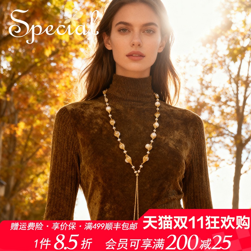 SPECIAL巴洛克珍珠项链女