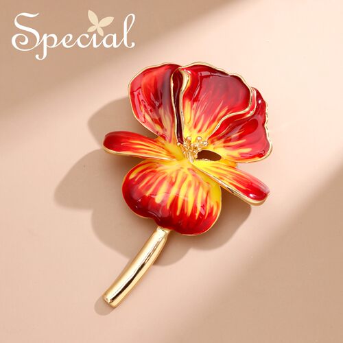 SPECIAL欧美风花朵胸针2026新款