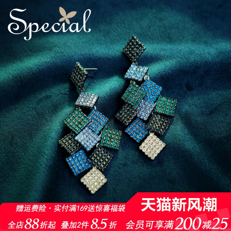 SPECIAL复古欧美长款显瘦个性设计感耳钉耳坠耳饰女2025新款礼物