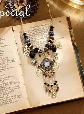 SPECIAL时尚锁骨链饰品吊坠颈链复古显瘦小众长款项链2026年礼物