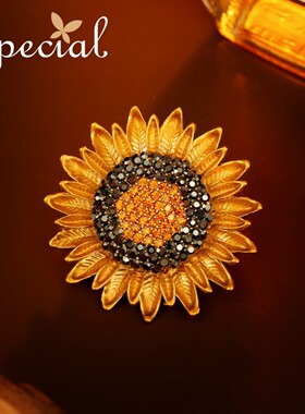 SPECIAL轻奢小众设计个性胸花防走光胸针丝巾扣西装别针女礼物