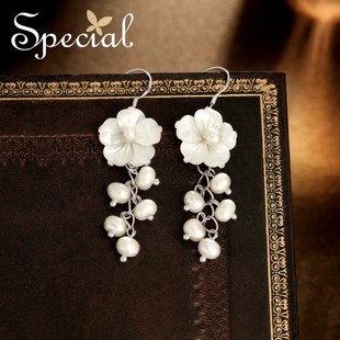 SPECIAL淡水珍珠耳饰女小众耳钩长款耳环耳钉耳夹耳坠2026年礼物