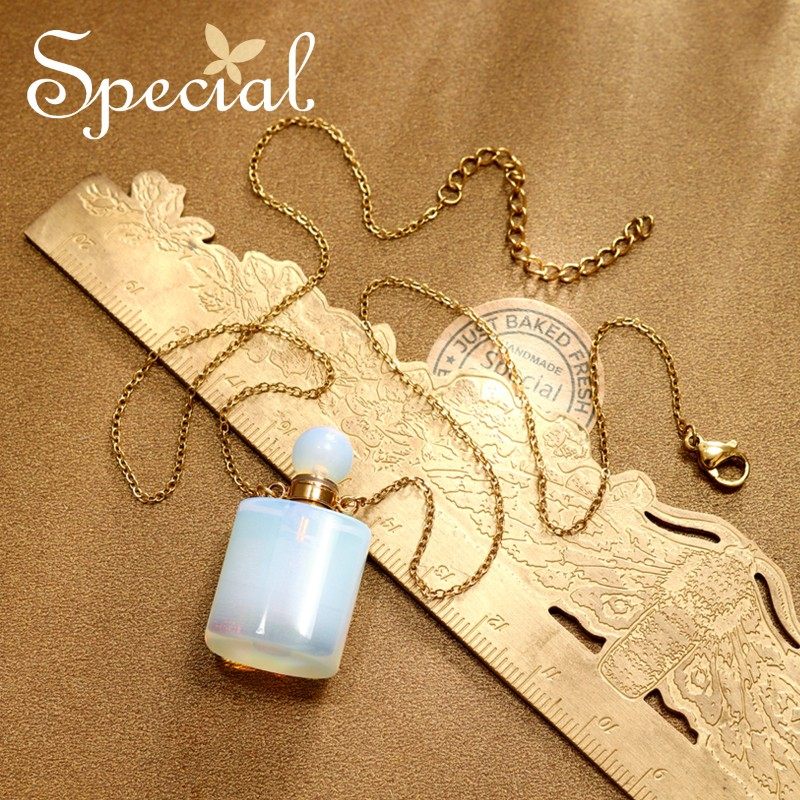 SPECIAL小众设计香水瓶项链女颈链配件锁骨链吊坠首饰2026年新款