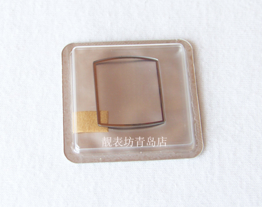 手表配件代用 天王 男款水晶玻璃表镜型号 GS3281 银边