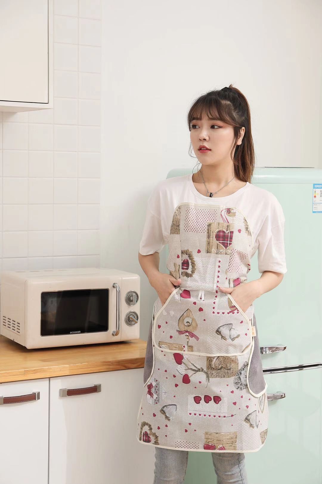 围裙旋云纳米防水防水防油免绑