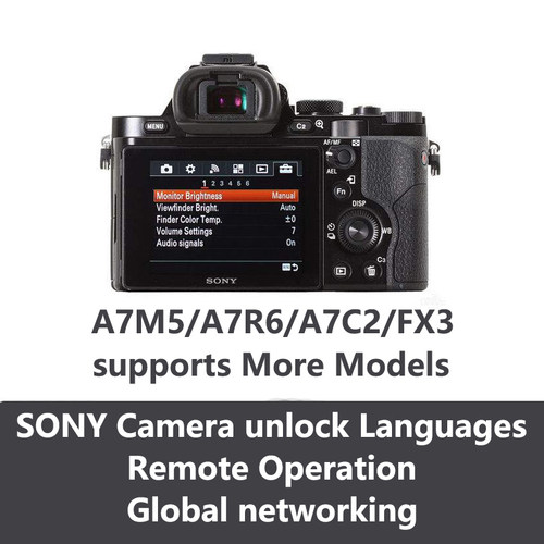 SonyCamerasUnlockLanguages