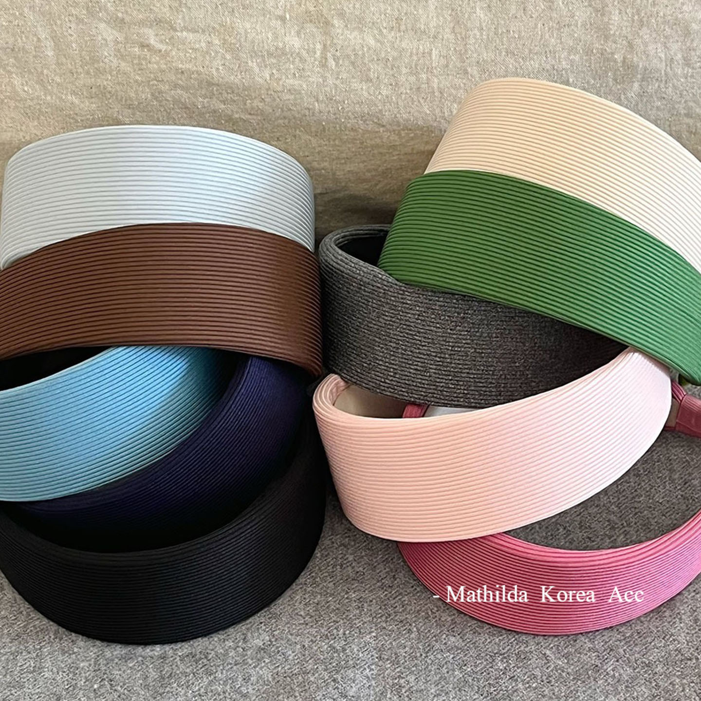 宽边高颅顶日常外戴韩系压发洗脸