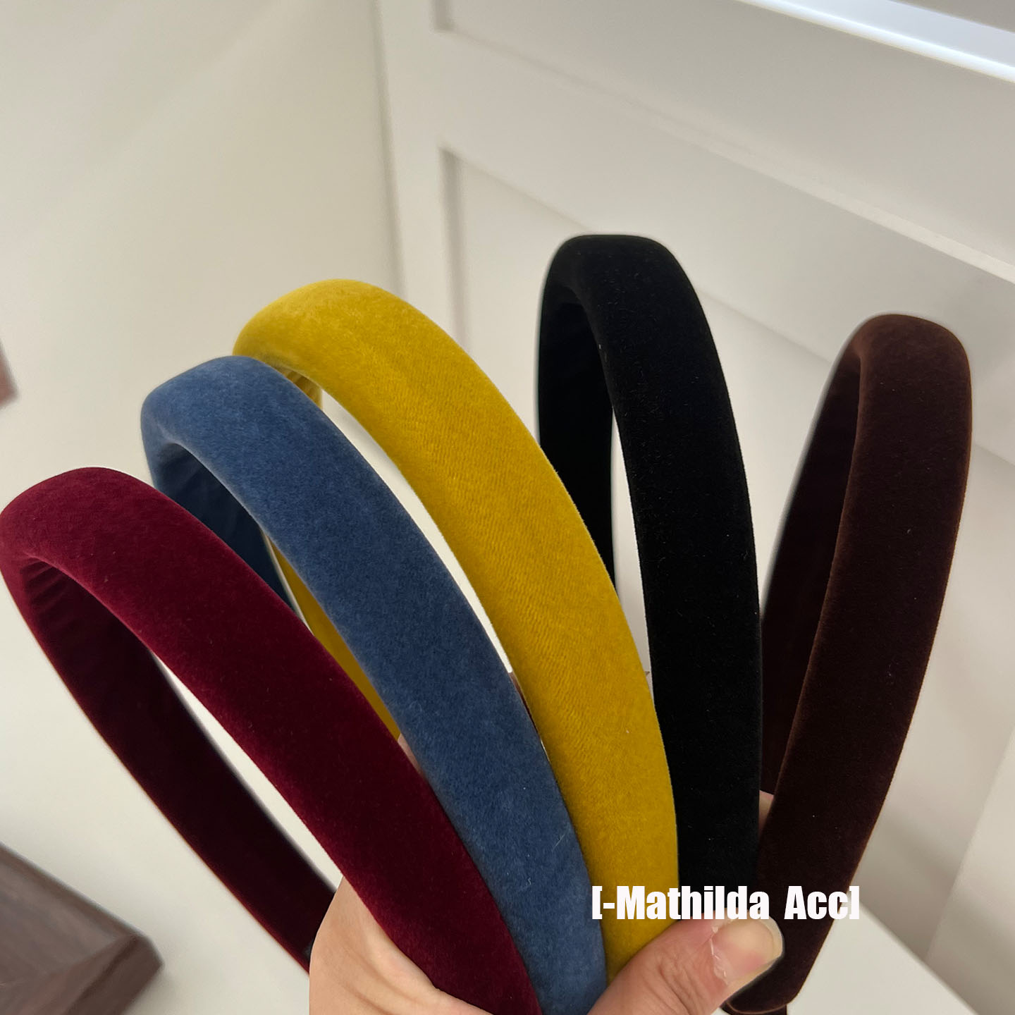 复古减龄丝绒海绵发箍