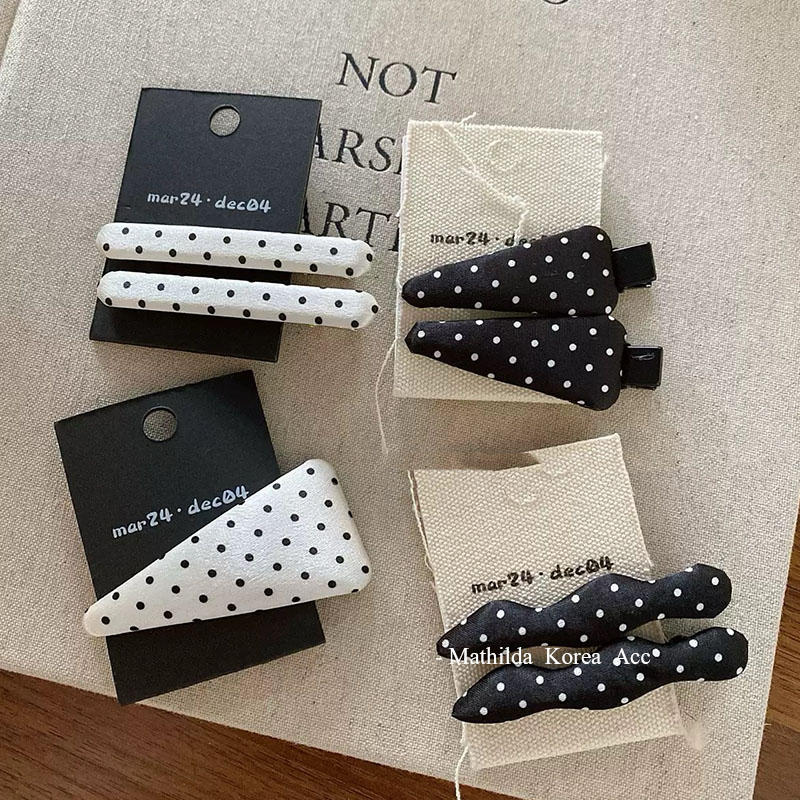 MATHILDA韩国ins新款波点发夹