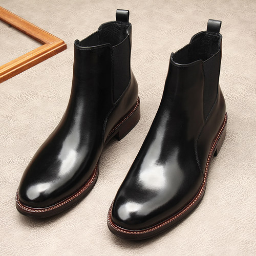 OMDE切尔西靴短靴男士