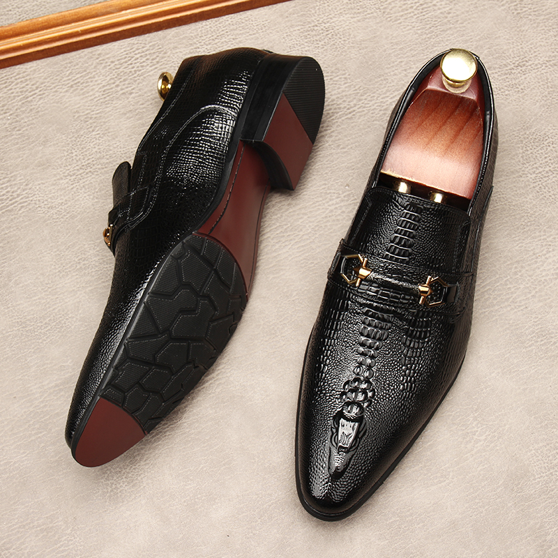 OMDE耐磨橡胶英伦皮鞋