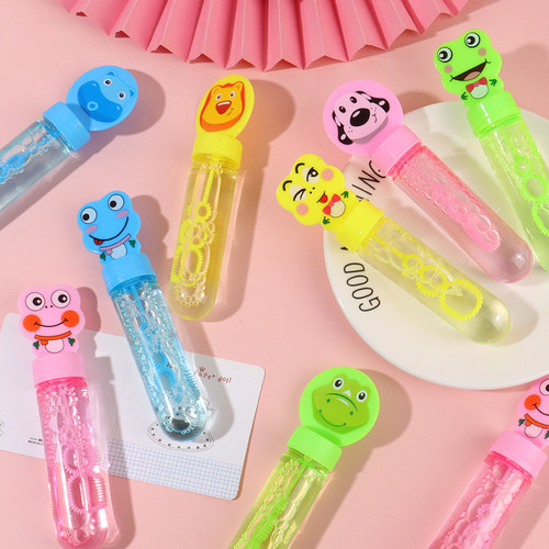 男女儿童玩具动物迷你吹泡泡热卖