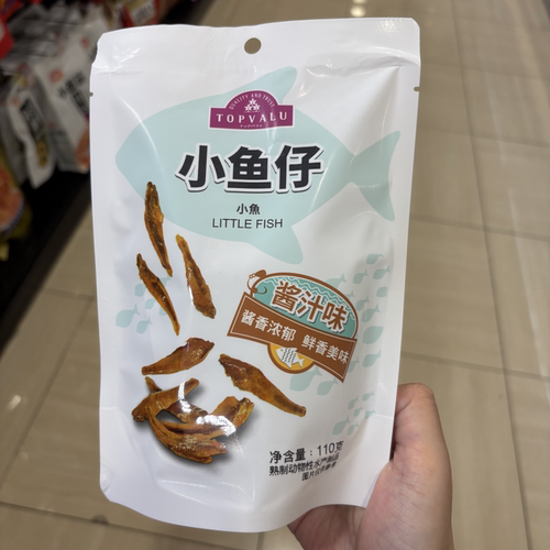 TOPVALU 特慧优小鱼仔酱汁味道休闲零食