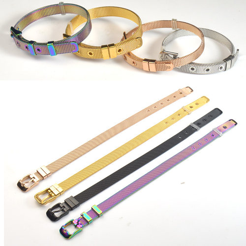 男女钛钢新款穿手牌手链手环