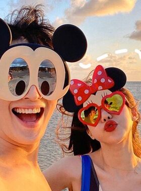 墨镜ins沙雕搞笑个性风太阳眼镜