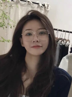 ins风眼镜框女大脸显瘦大框素颜金丝边网红款可配近视眼镜有度数