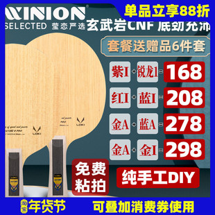 莹恋LOKI雷神锐龙9纯木 PRO快攻型外置碳素纤维乒乓球底板球拍