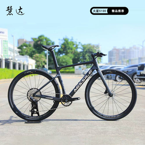 碳纤维火星平把自行车