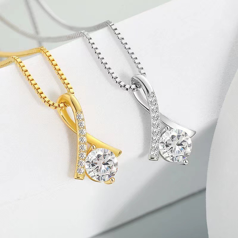 新中式18K金美人鱼尾项链