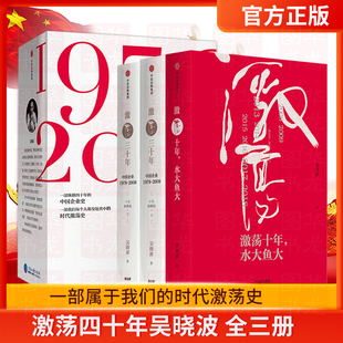 正版包邮 激荡四十年吴晓波 全三册 激荡十年水大鱼大+激荡三十年 吴晓波2017新作 经典作品 经济理论畅销书籍 经济学原理