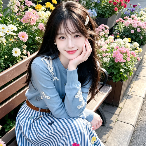 兮兮花颜毛衣开衫女2026春季新款羊毛小个子毛线衣开衫打底外搭