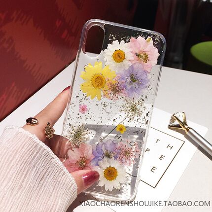 永生花17 Air女款真干花15适用12苹果16手机壳iPhone14鲜花13软套11 Pro max