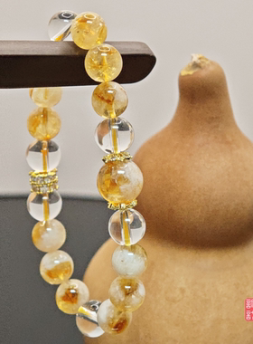 天然黄塔晶白水晶女款