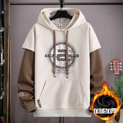 男装潮牌运动纯棉卫衣帽衫青少年