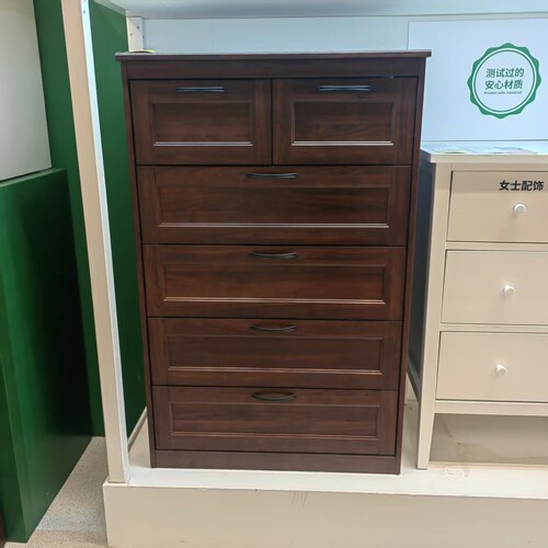 宜家国内代购松耶桑德斗柜靠墙储物柜六斗抽屉柜卧室储物柜抽屉柜