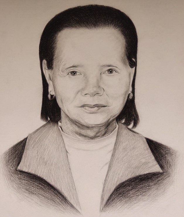 手绘画素描头像肖像画炭笔铅笔画像定制老人遗像绘制老照片修复