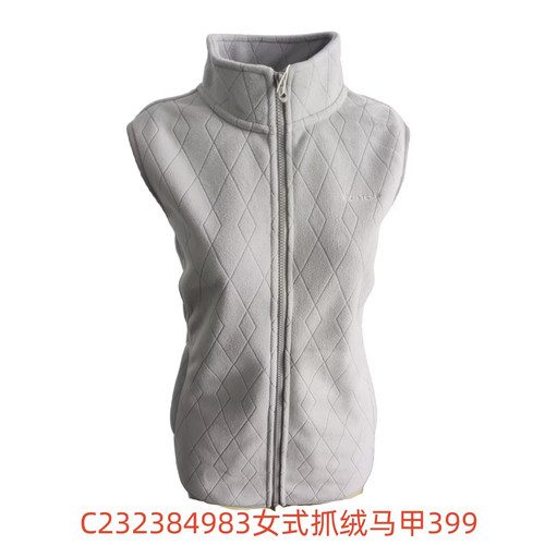 C232384983秋冬正品Cantorp肯拓普户外女式抓绒马甲立领防风保暖