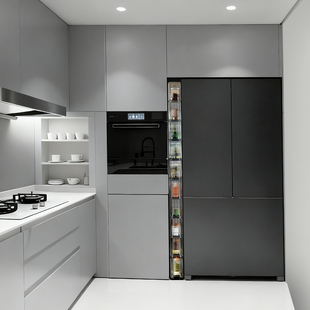 15CM厨房冰箱夹缝柜缝隙置物架多层超窄柜浴室马桶边角小柜